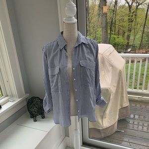 Zara striped button up